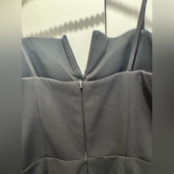 Aqua Elegant Black Strapless Dress - Picture 8 of 9